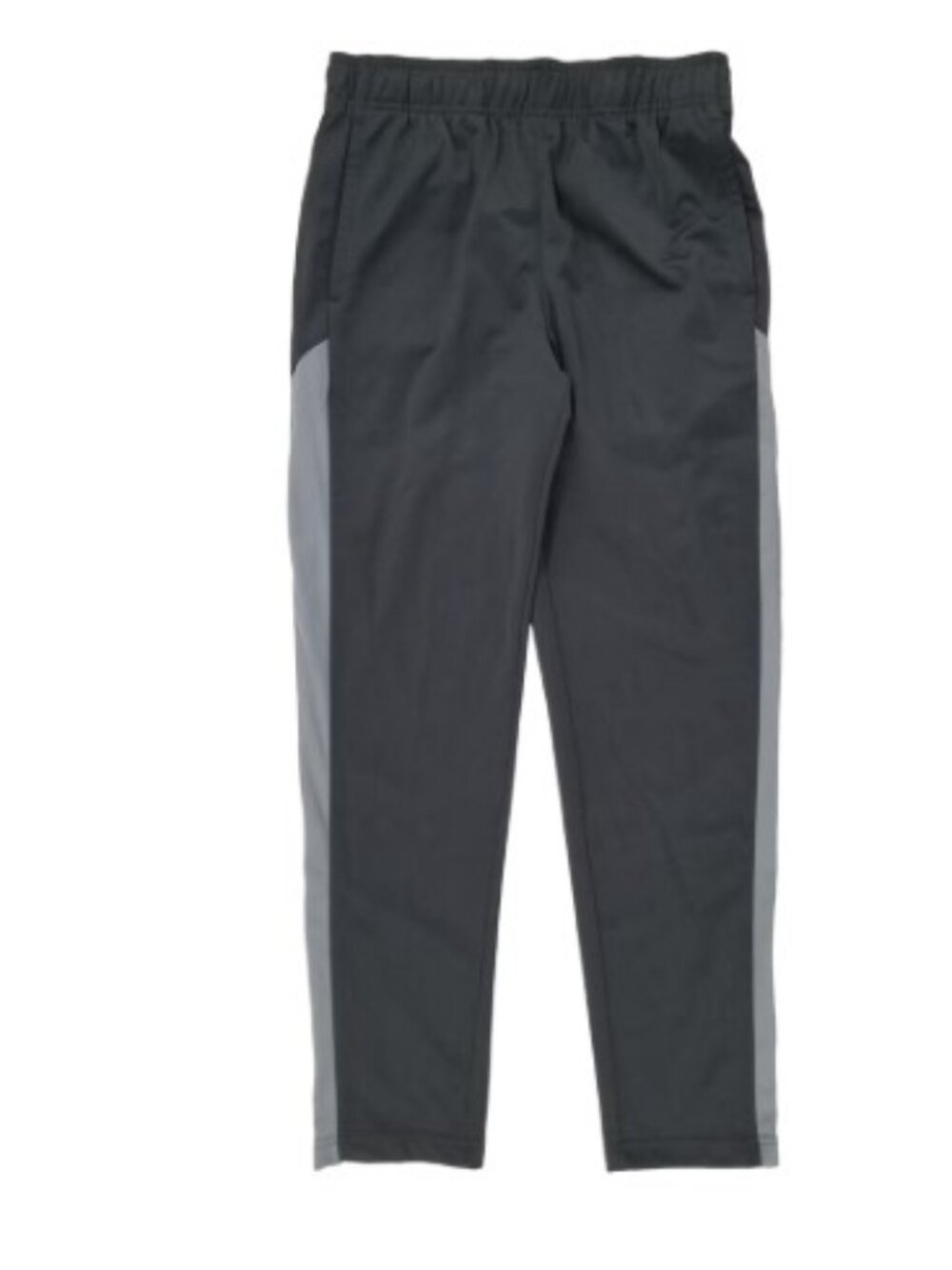 Xersion Mens Gray & Light Gray Quick-Dri Brushed Interior Tricot Track Pants L